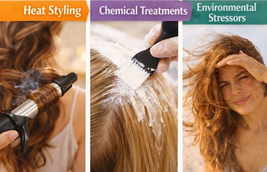 What Causes Hair Damage and How Do You Identify It